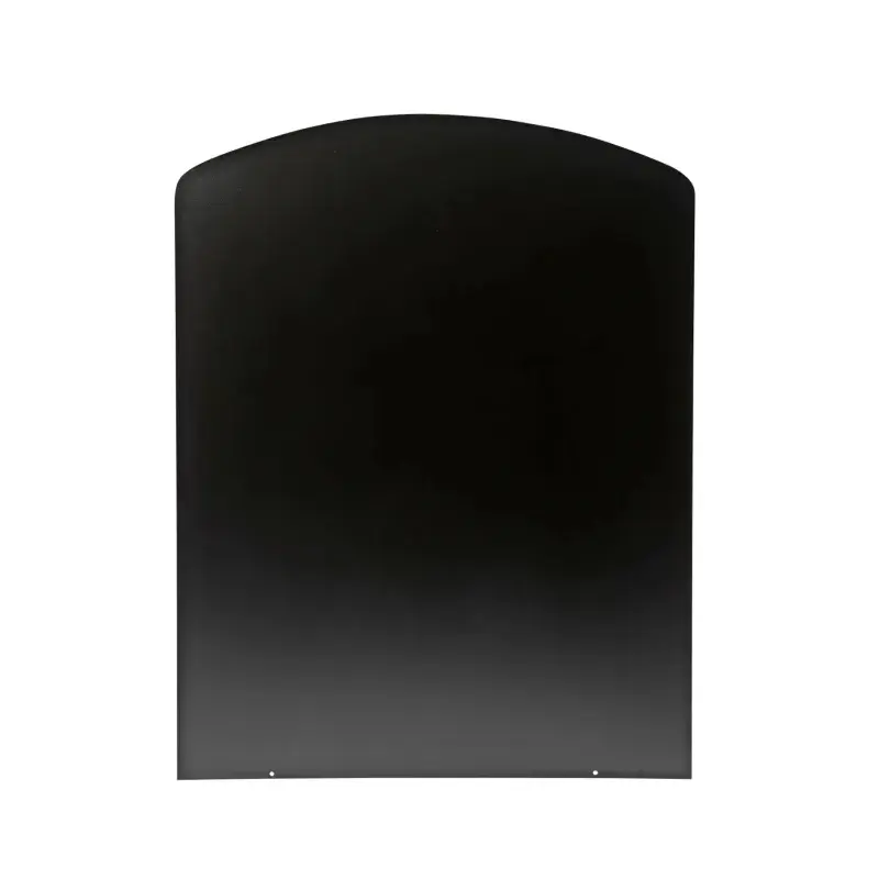 Varde Stålgulvplade Afrundet Front Sort   85x110cm  Sælges Kun Sammen Med Køb Af Varde Brændeovn fra Varde Ovne A/s