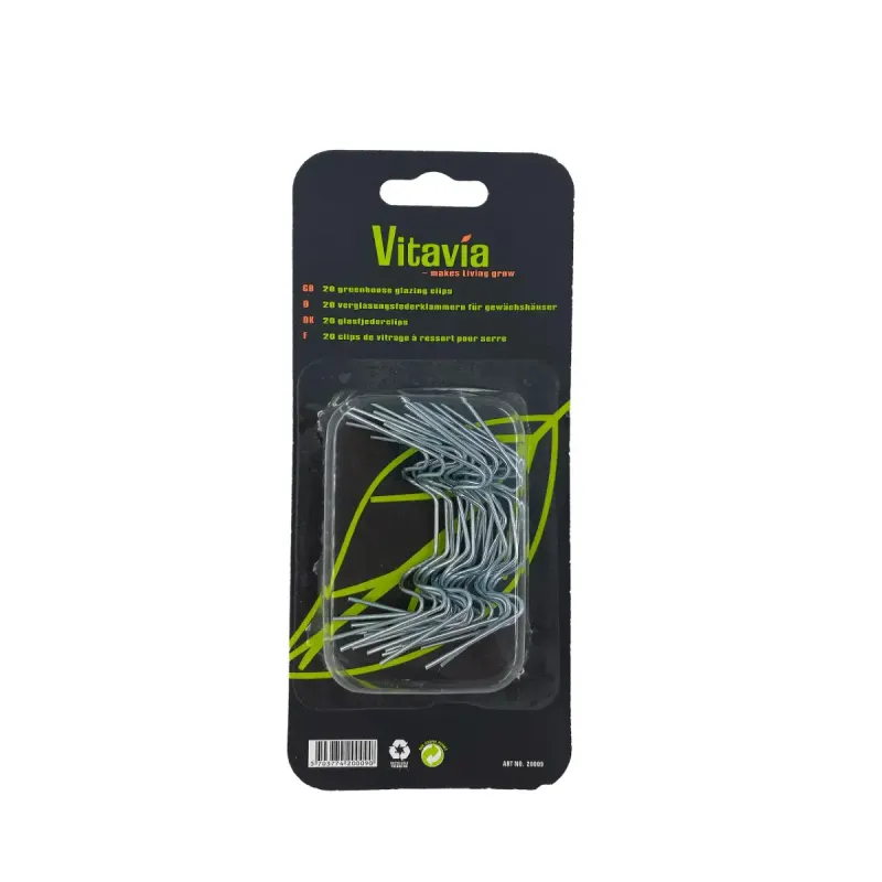 Glasclips Blanke 20 Stk. fra Vitavia