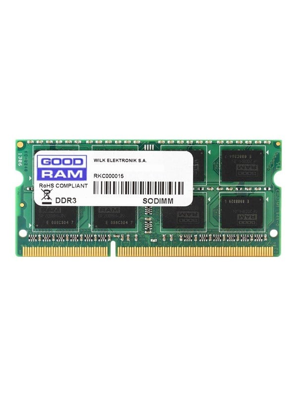 Ddr3 4gb 1600mhz Cl11 Sodimm 1.5v (512x8) fra Goodram