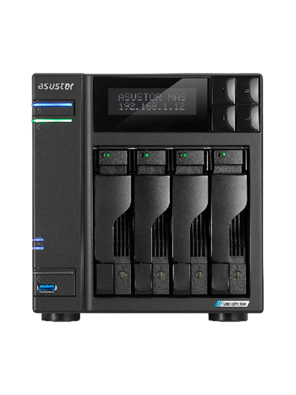 Lockerstor 4 Gen2 As6704t   Nas Server fra Asustor
