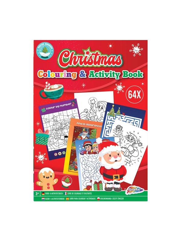 Christmas Coloring And Activity Book A4 (eng) fra Grafix