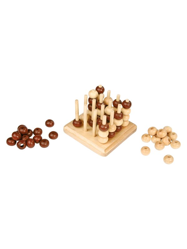 Foor N A Row 3d Wooden Strategy Game fra Small Foot