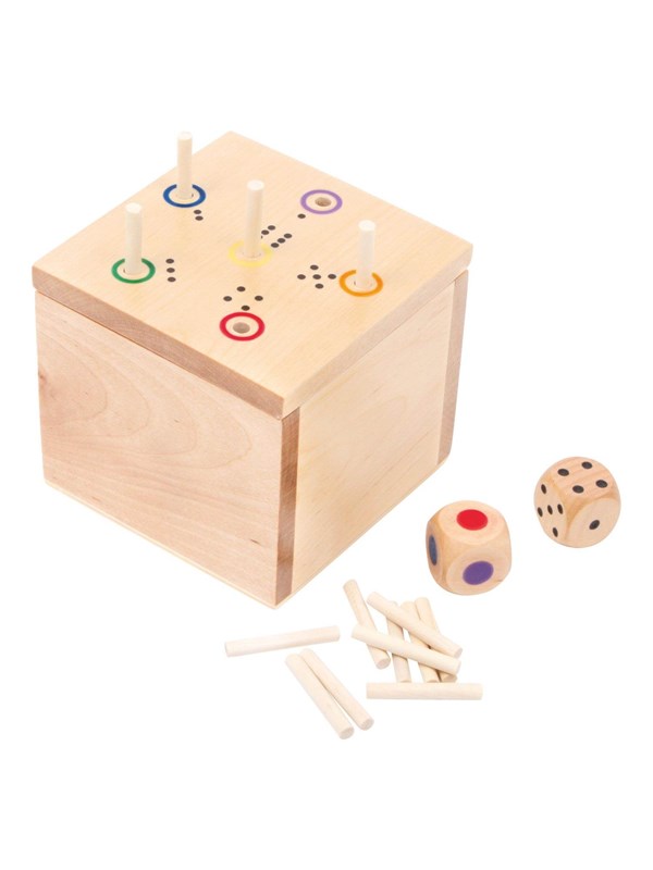 Dice Game In A Box 6 Out fra Small Foot