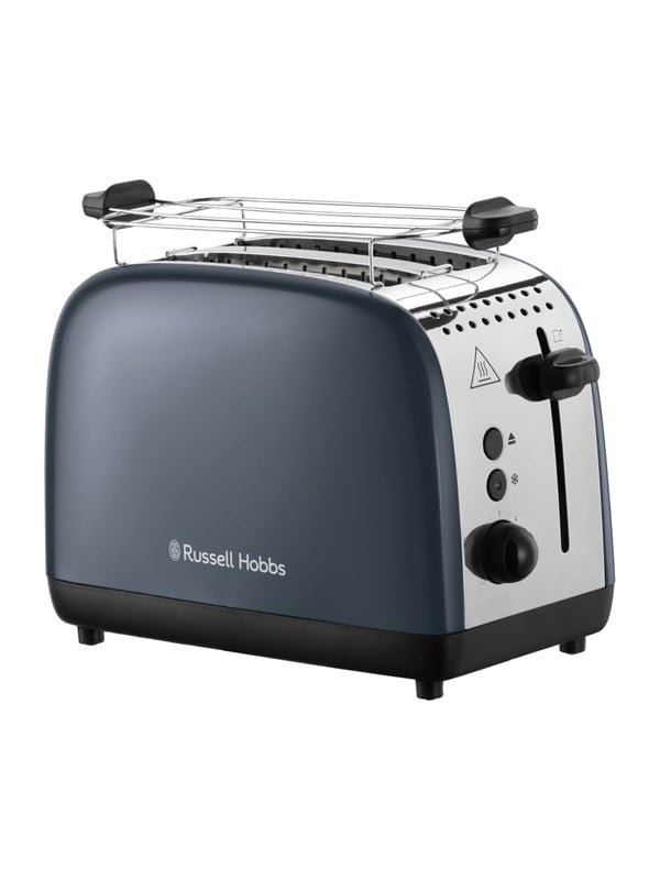 Brødrister Colours Plus 2s Toaster Grey   26552 56 fra Russell Hobbs