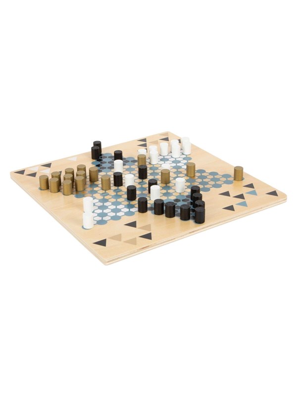 Barricade And Halma Wooden Board Game fra Small Foot