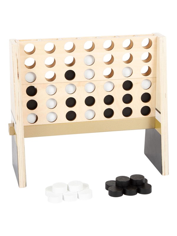 Four In 1 Line Wood Gold Edition Game fra Small Foot