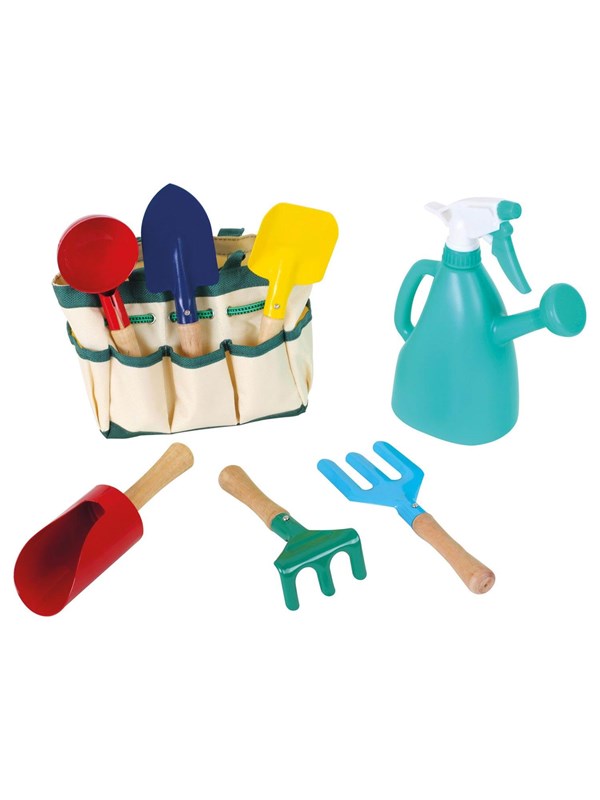 Garden Bag With Garden Tools 8 Pcs. fra Small Foot