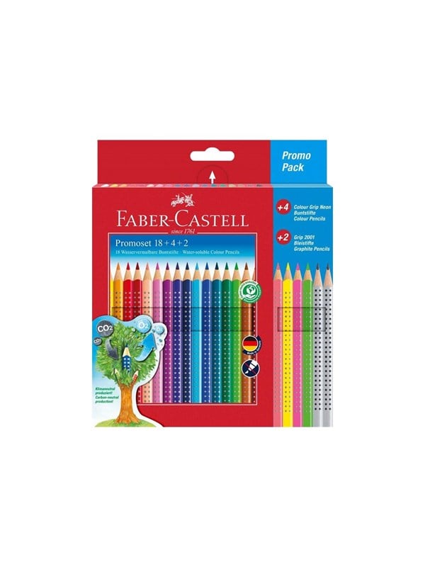 Colour Grip Promo Pack (24 Pcs) fra Faber Castell