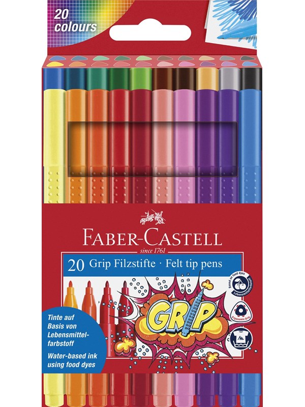 Grip Felt Tip Pen fra Faber Castell