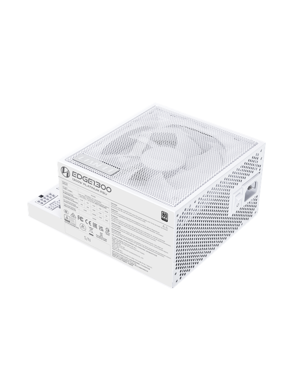 Edge 850 White Strømforsyning   850 Watt   120 Mm   Atx 3.1   80 Plus Platinum Certified fra Lian Li