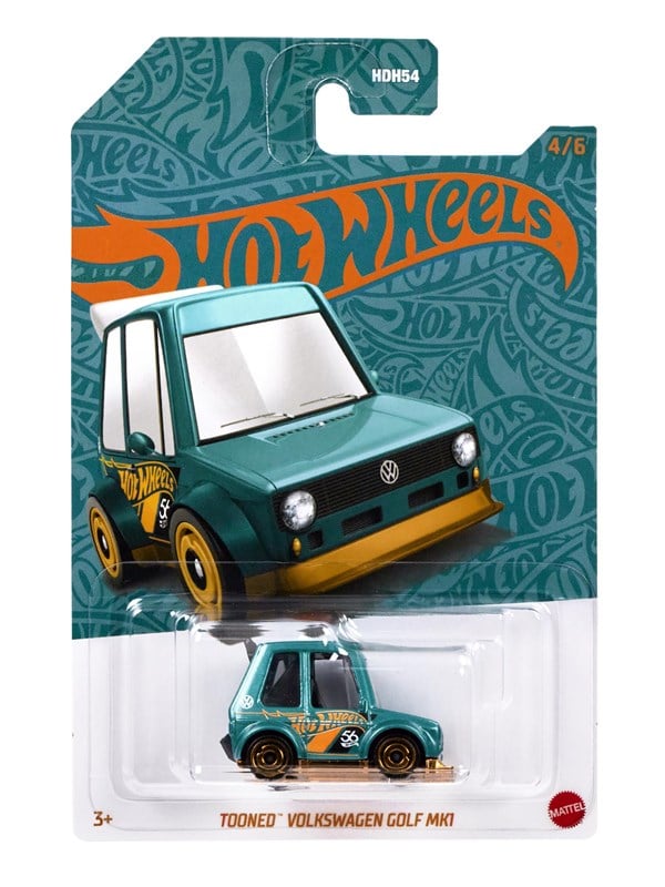 Tooned Volkswagen Golf Mk1 fra Hot Wheels