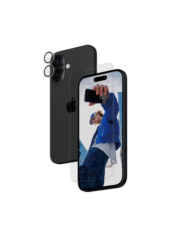 2 In 1 Bundle Iphone 16 fra Panzerglass