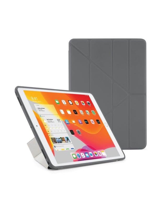 Ipad 10.2" 2019 2020 Origami Case With Tpu Back   Grey fra Pipetto
