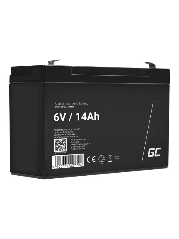 Battery   Lead Acid fra Green Cell