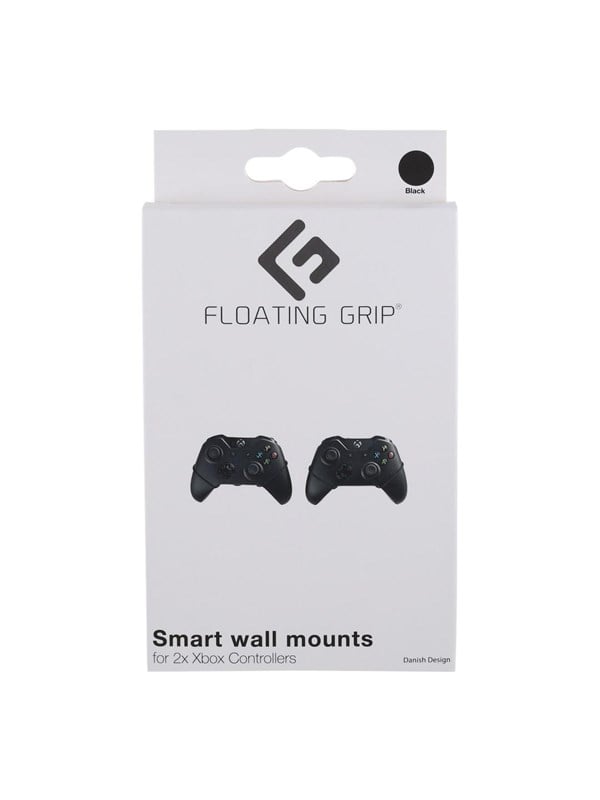 2x Xbox Controller Wall Mounts   Black   Miscellaneous Tilbehør Til Spillekonsol   Microsoft Xbox One S fra Floating Grip