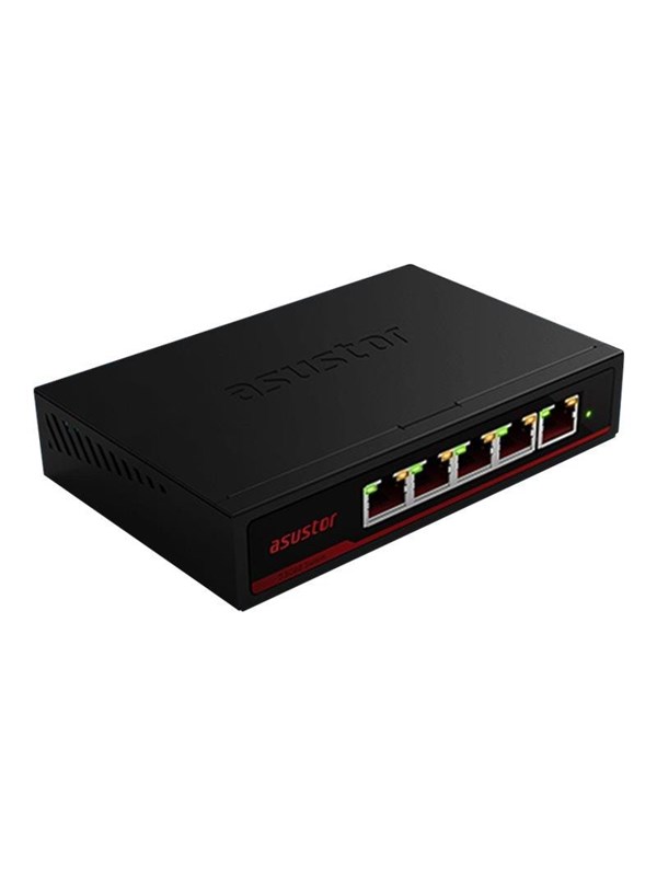 Asw205t 5 Port 2.5gbit Switch fra Asustor