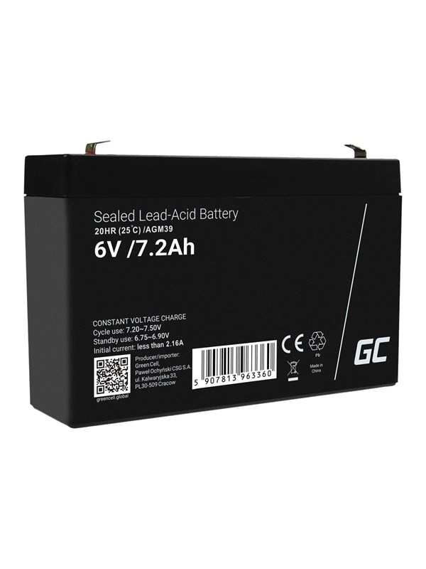 Battery   Lead Acid fra Green Cell