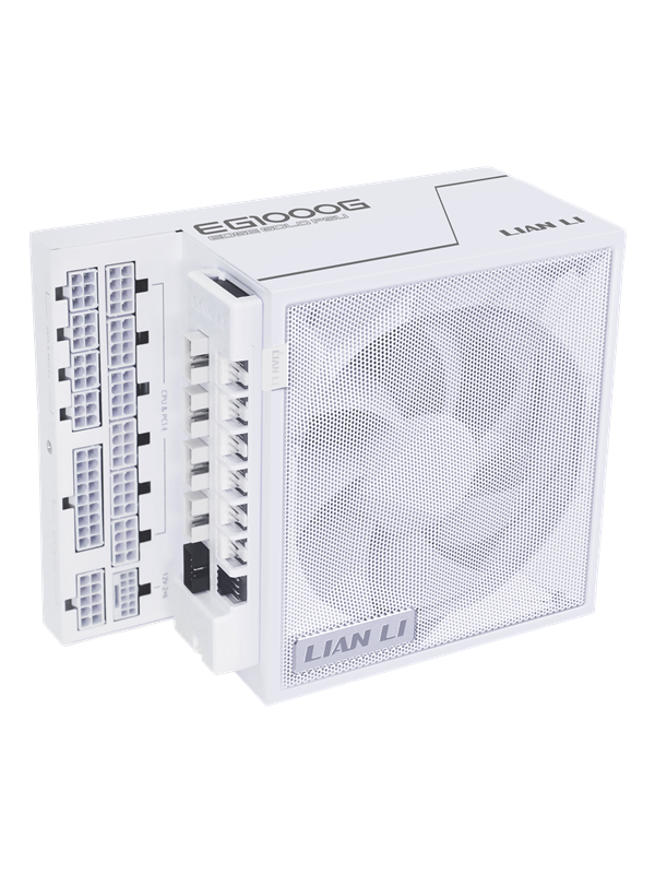 Edge Gold 1000w White Strømforsyning   1000 Watt   120 Mm   Atx 3.1   80 Plus Gold Certified fra Lian Li