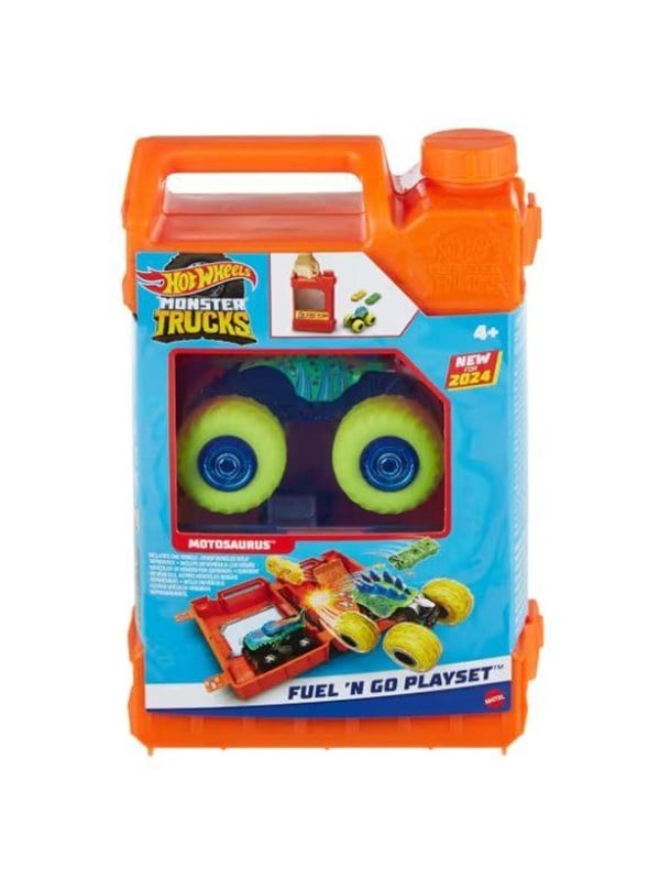 Monster Trucks Fuel &apos;n Go Playset fra Hot Wheels