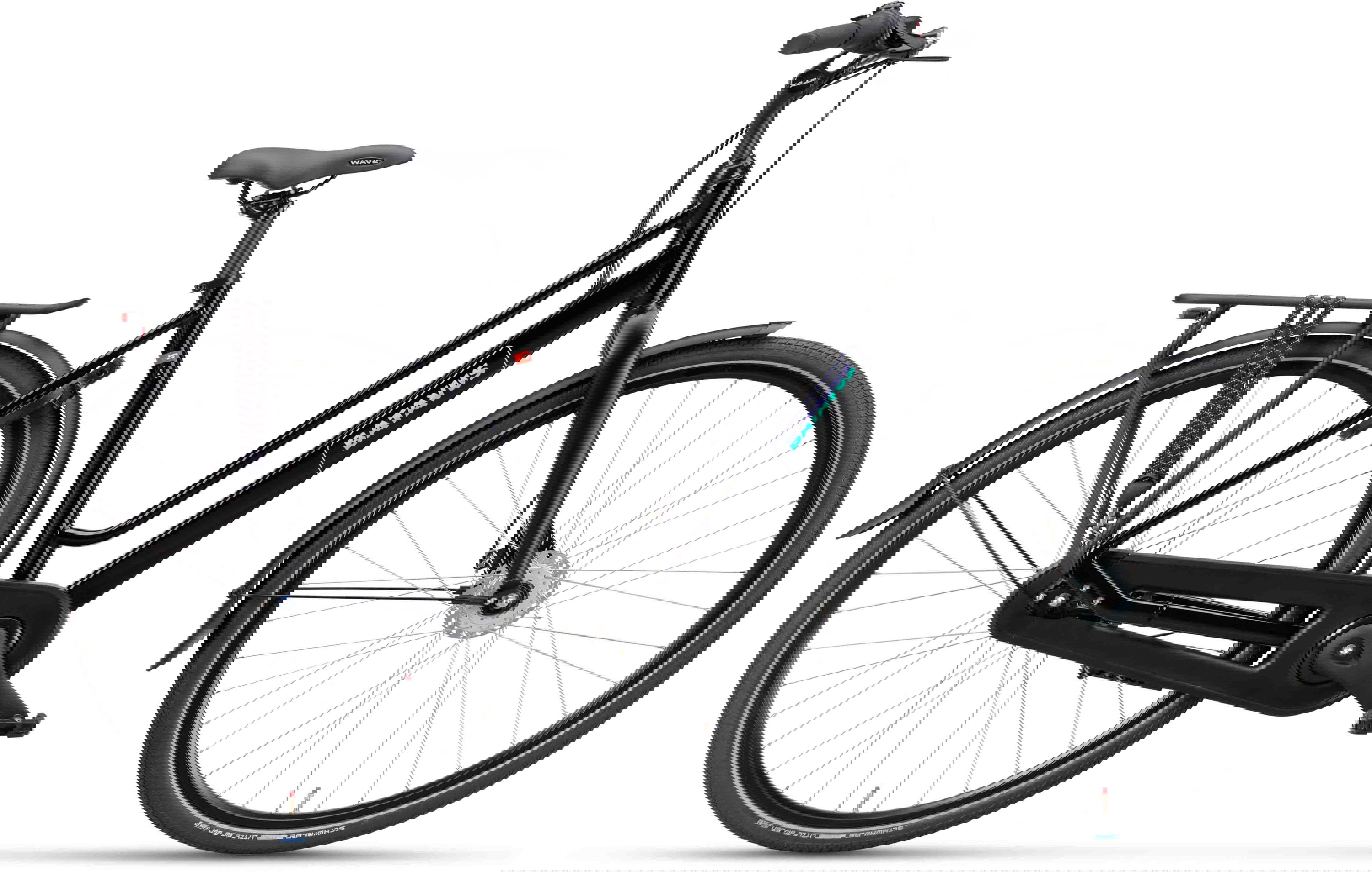 Fonk 7 Dame 2025   Sort Glans fra Batavus