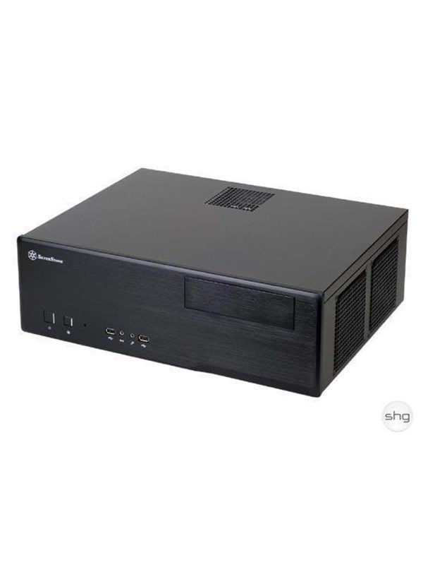 Grandia Sst Gd05b Black   Kabinet   Desktop   Sort fra Silverstone