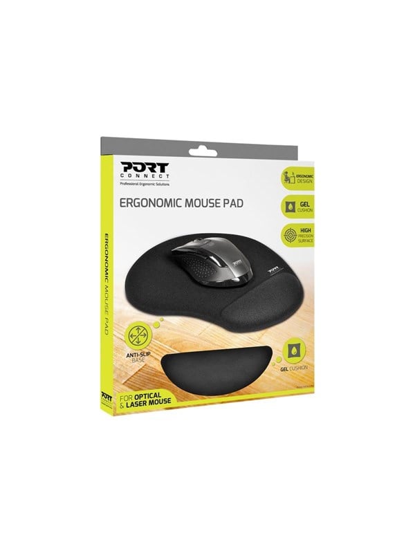 Port Connect Ergonomic Mouse Pad fra Port Designs
