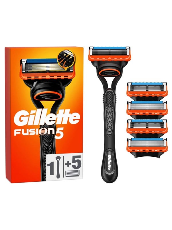 Fusion5 Manual Handle   5 Blades fra Gillette