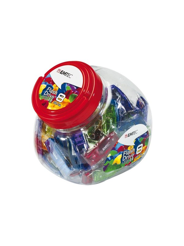 C410 Color Mix Candy Jar   32gb   Usb Stick fra Emtec
