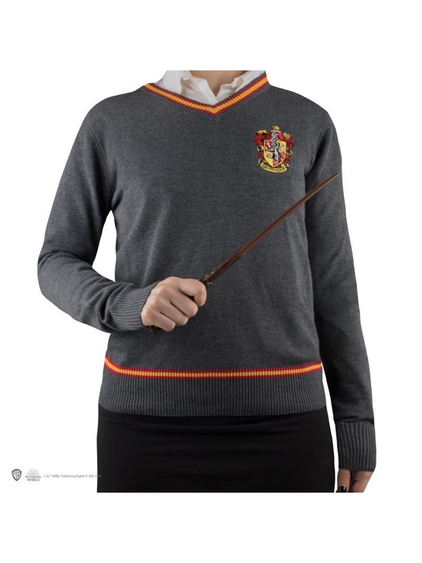 Gryffindor   Grey Knitted (medium)   Sweater fra Harry Potter