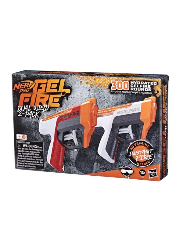 Pro Gelfire Dual Wield 2 Pack + 300 Hydrate fra Nerf