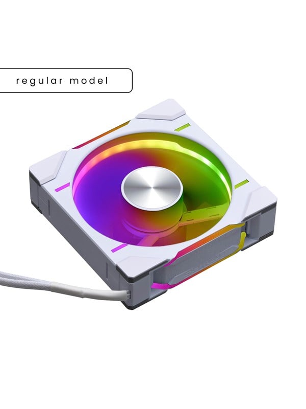 D30 120 D Rgb Regular   Case Fan   Kabinet Køler   120mm   Hvid fra Phanteks
