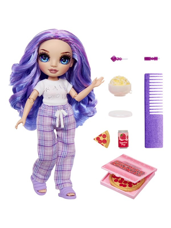Rainbow High   Junior High Doll   Violet fra Mga