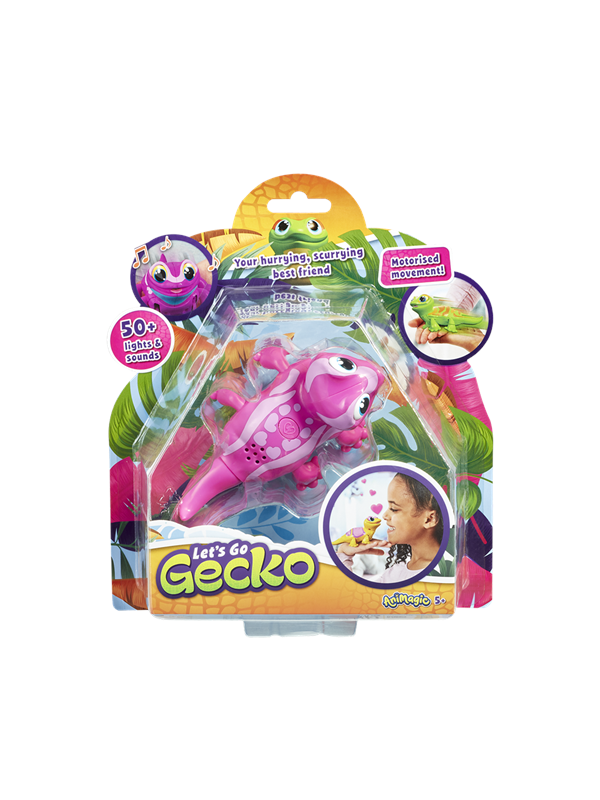 Animagic: Let&apos;s Go Gecko   Pink fra Goliath