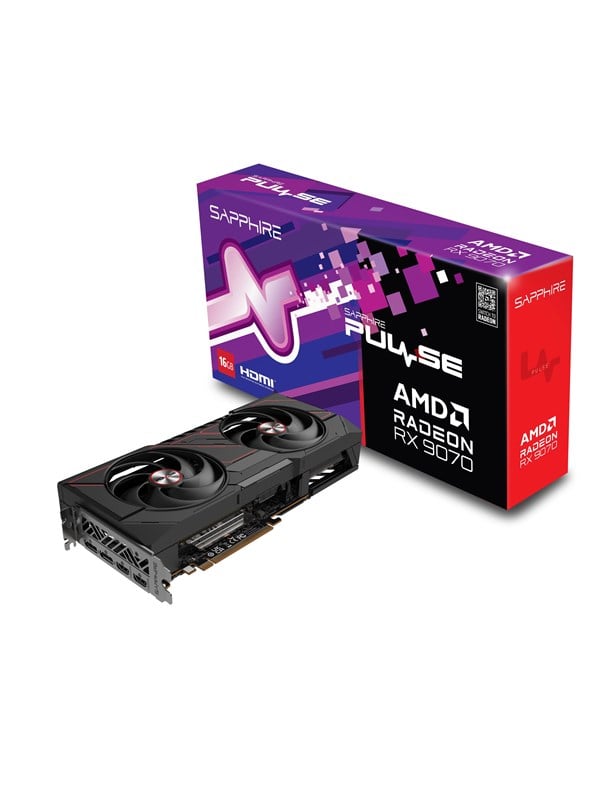 Radeon Rx 9070 Pulse   16gb Gddr6 Ram   Grafikkort fra Sapphire