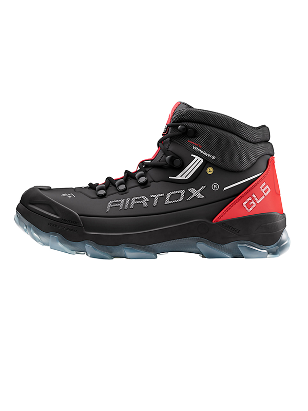 Gl6 Sikkerhedsstøvle, Whitelayer Sømværn, G Force Air Sål, Ergo Alu Tåkappe   Str. 45 fra Airtox