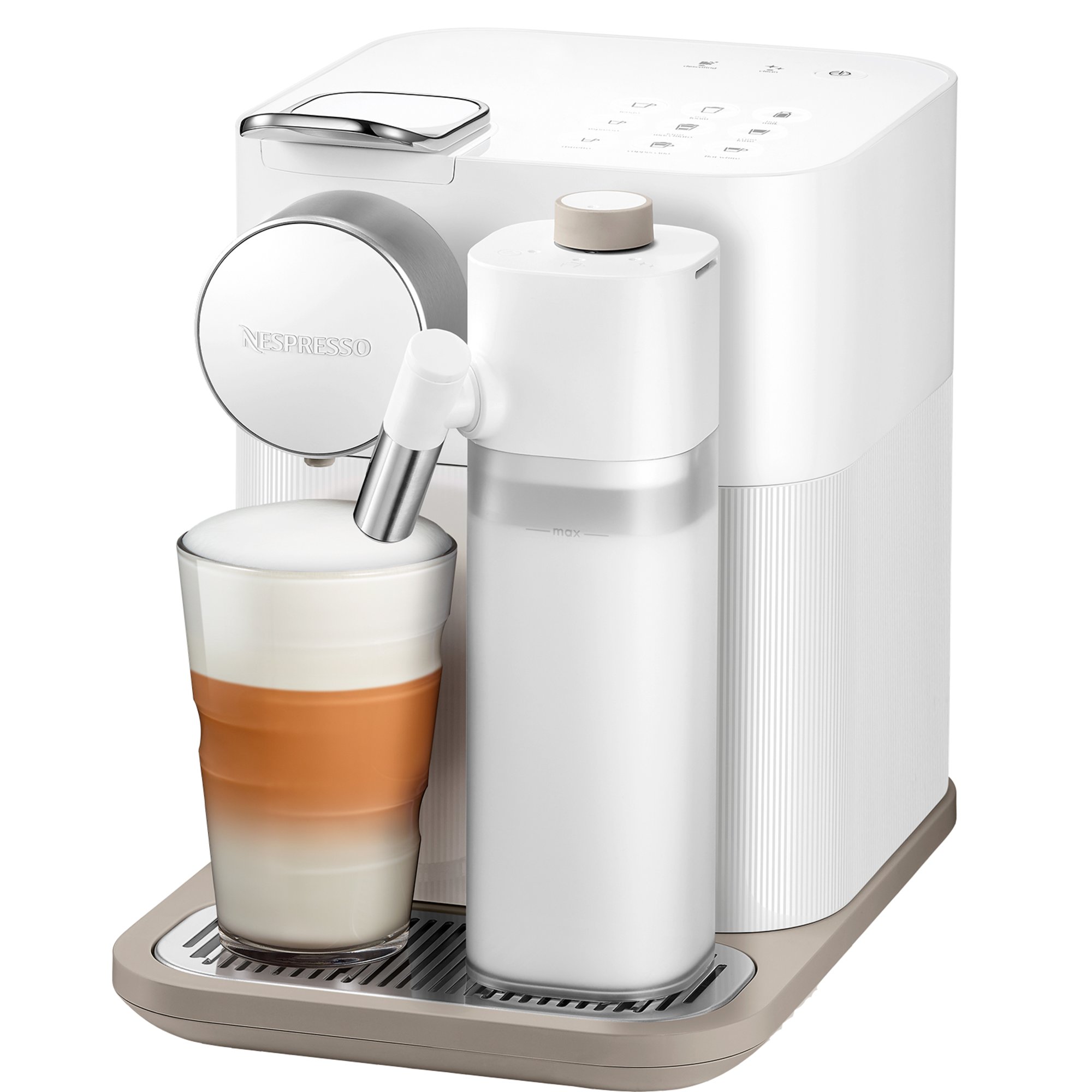 Gran Lattissima Kaffemaskine, 1,3 Liter, Hvid fra Nespresso