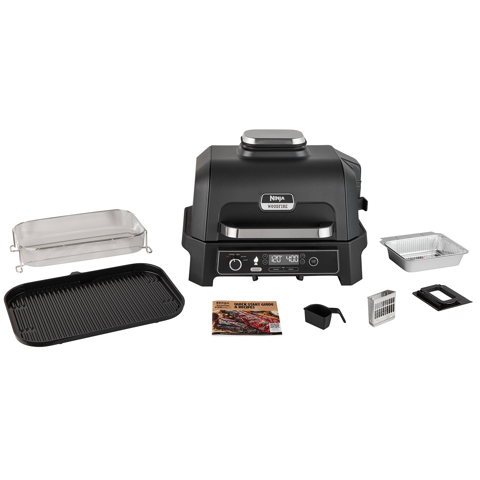 Og850eu Woodfire Elgrill fra Ninja