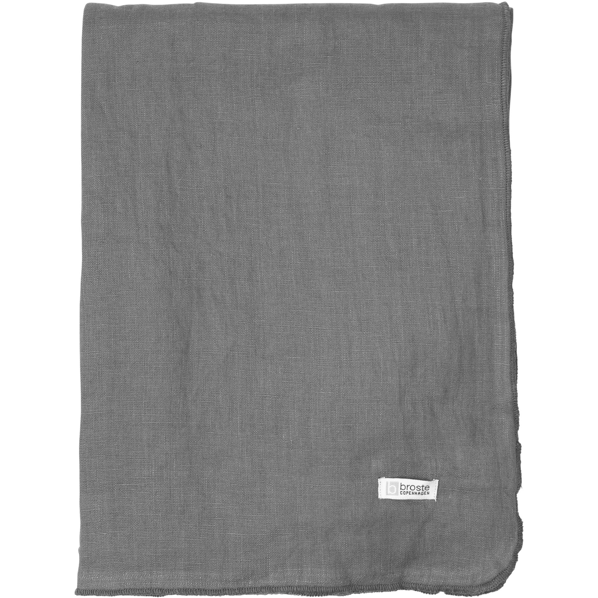 Hørdug 'gracie Dark Shadow', 160x300cm fra Broste