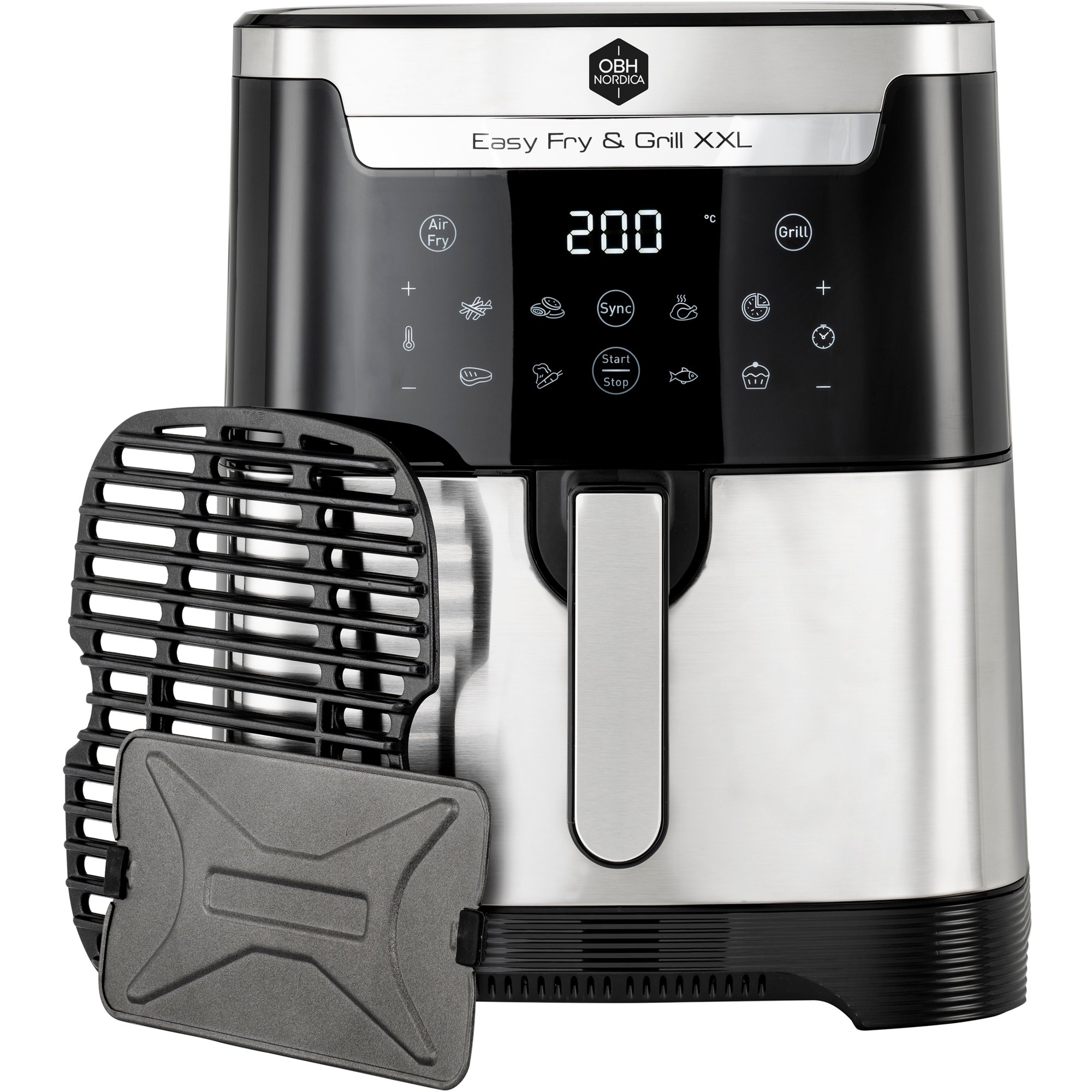 Easy Fry & Grill X 2 In 1 Airfryer, 6,5 Liter fra Obh