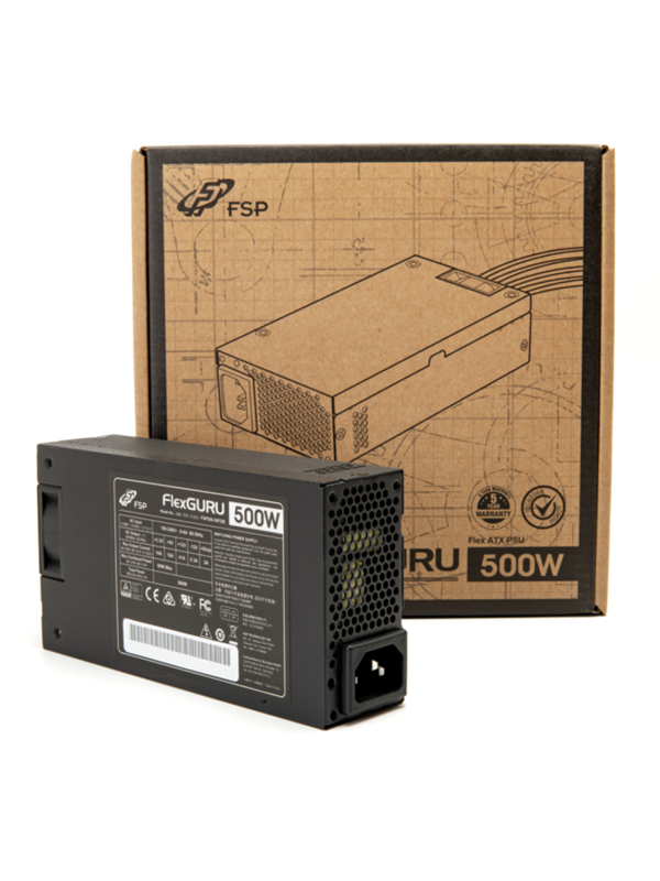 Flexguru Strømforsyning   500 Watt   Atx   80 Plus Gold Certified fra Fsp