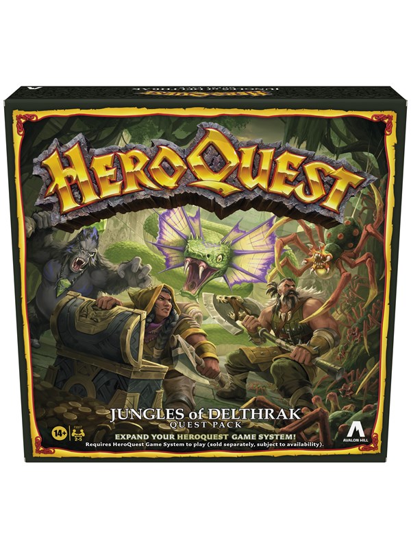 Heroquest Jungles Of Delthrak Quest Pack   Requires Heroquest Game System To Play (english) fra Avalon Hill