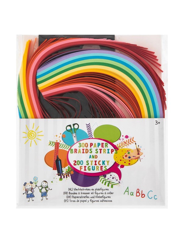 Braided Strips And Shapes 500pcs. fra Grafix