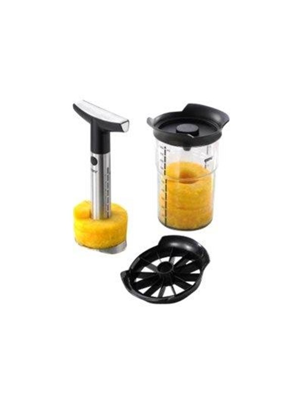 Pineapple Slicer Professional Plus Incl. Small Piece Cutter And Storage Container fra Gefu