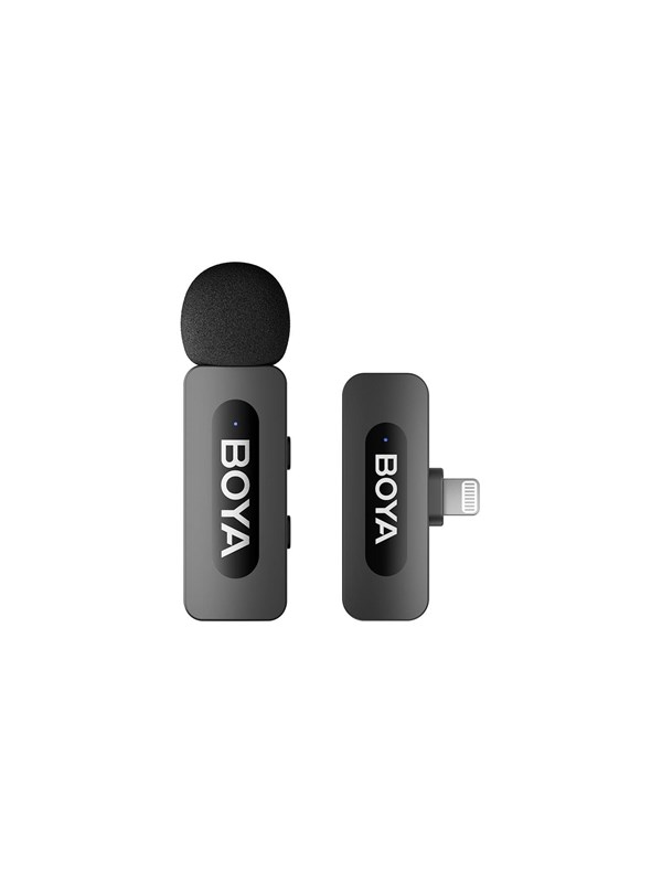 Microphone By V1 Mini V2.0 Lightning Wireless 2.4 Ghz fra Boya