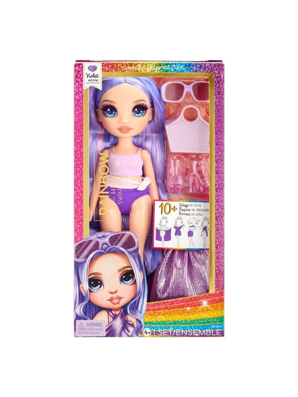 Rainbow High Swim & Style Pop   Violet fra Mga