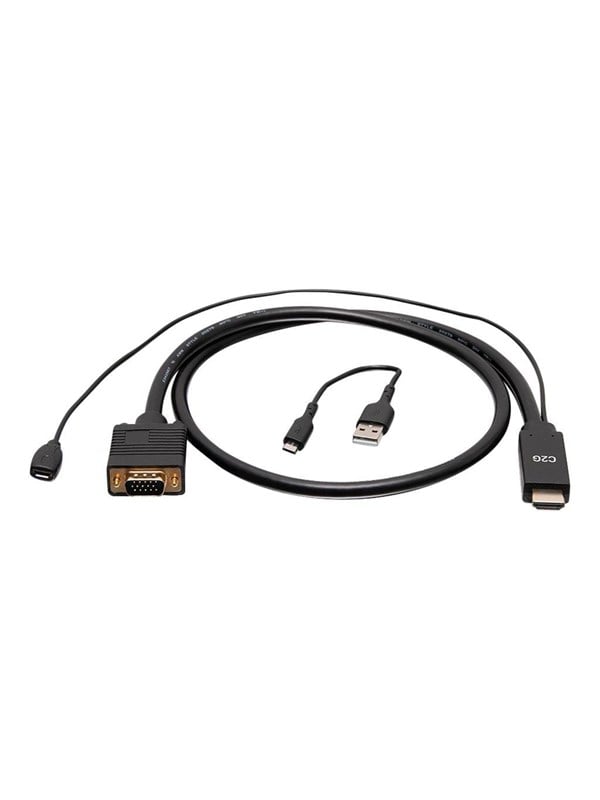 10ft (3m) Hdmi To Vga Active Video Adapter Cable   1080p   Adapter   3 M fra C2g