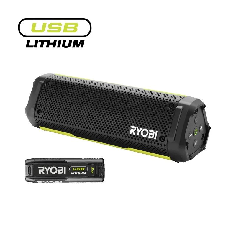 4v Usb Lithiumâ¢ Bluetoothâ® Højttaler (1x 2,0 Ah) Rs4 120g fra Ryobi